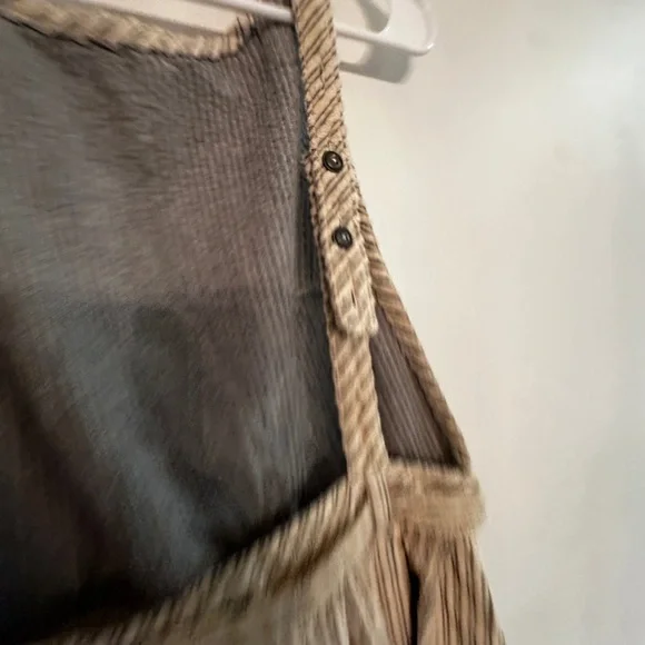 Free People Cream Corduroy Dress - Picture 6 of 10